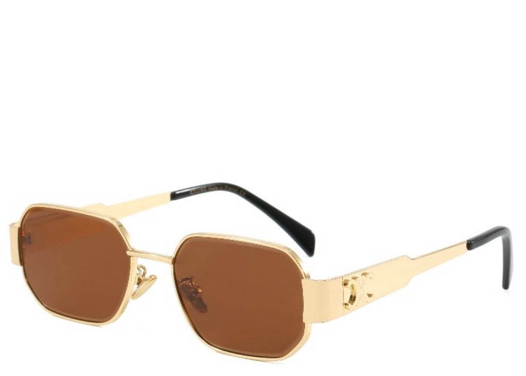 Monte Carlo Brown Tea Square Sunglasses