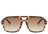 Dallas Leopard Brown Tint Sunglasses