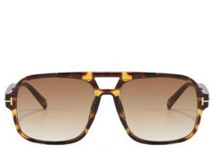 Dallas Leopard Brown Tint Sunglasses