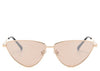 Cannes Gold Tint Cat Eye Sunglasses