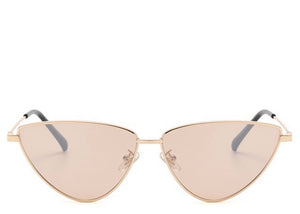 Cannes Gold Tint Cat Eye Sunglasses
