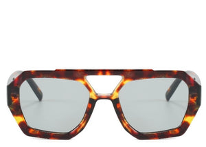 Brooklyn Leopard Smoke Sunglasses