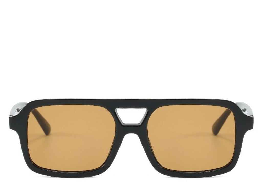Boston Square Brown Tint Sunglasses