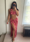 Lia Red Zigzag Co-Ord Set