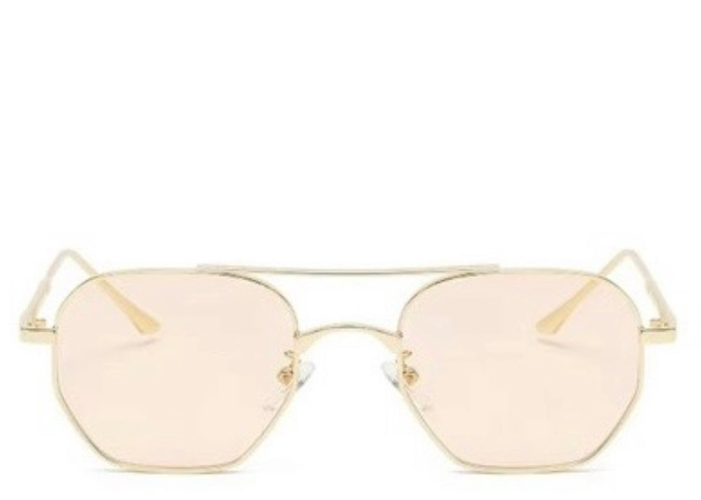 Kyoto Peach Square Sunglasses