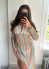 Sienna Multicoloured Woven Maxi Dress