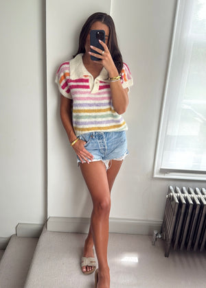 Briar Multicoloured Knit Top