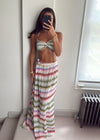 Bianca Zigzag Skirt Set - Khaki