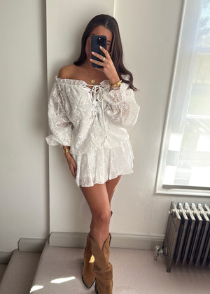 Mila Broderie Anglaise Playsuit