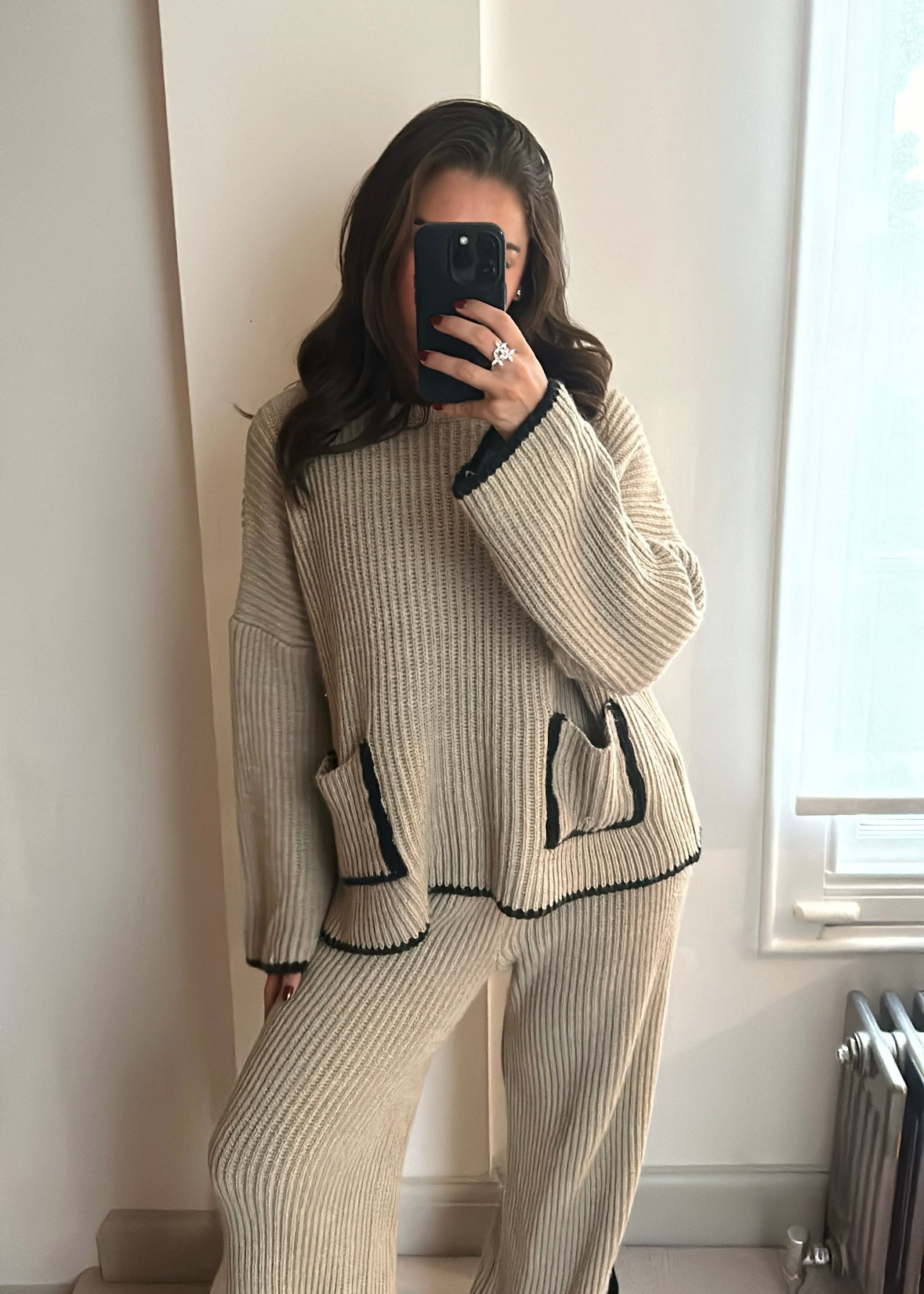 Tima Knit Jumper Trouser Set Mocha – Jewel Boutique