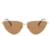 Cannes Brown Cat Eye Sunglasses