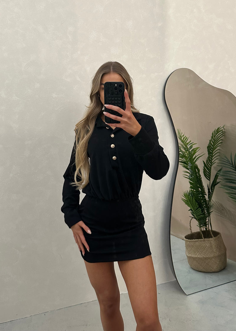 Alchemy Button Mini Dress main image 1
