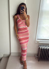 Leila Pink One Shoulder Dress