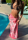 Eden Pink Printed Sarong