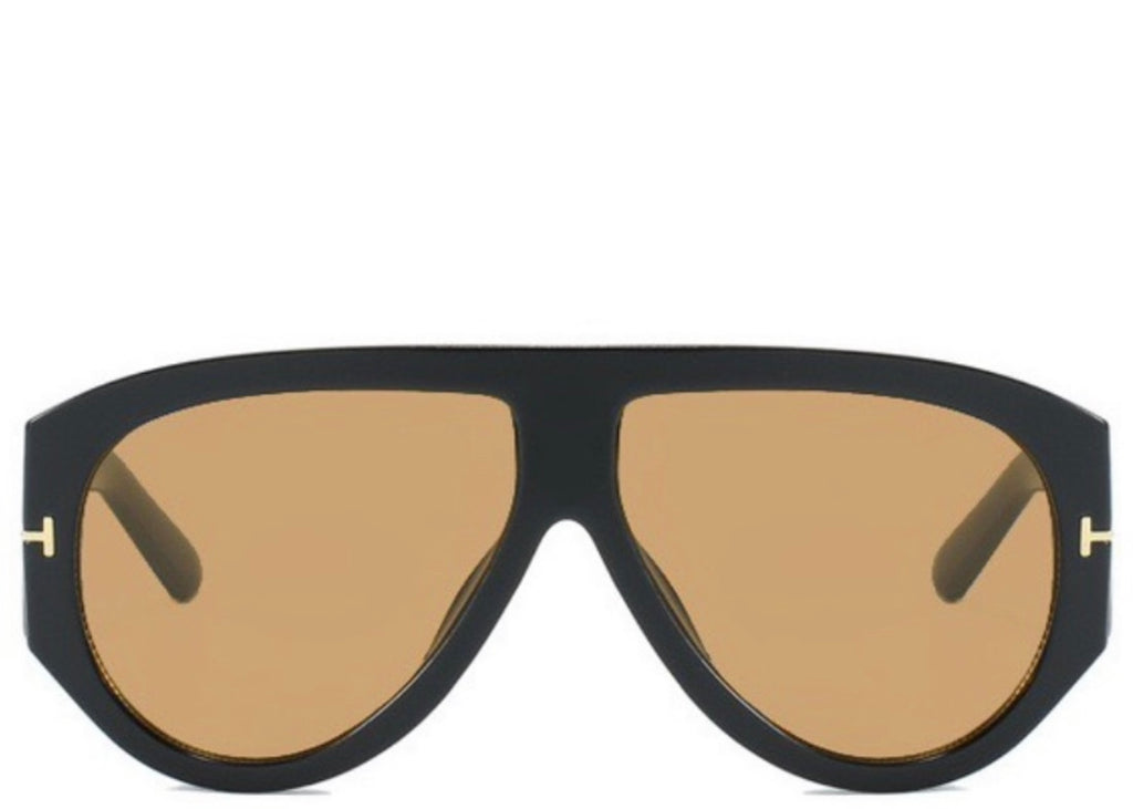Moscow Brown Oversized Sunglasses