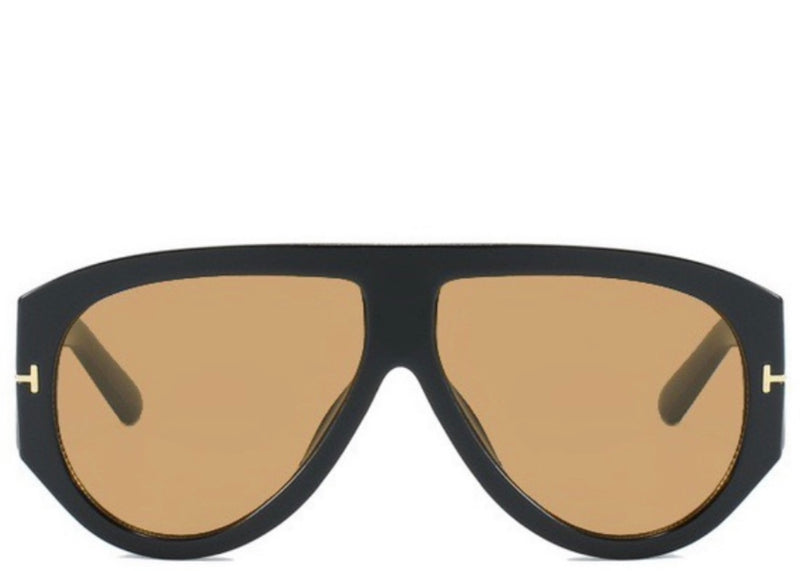 Moscow Brown Oversized Sunglasses