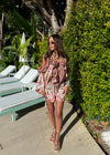 Arabella Brown Ruffle Playsuit