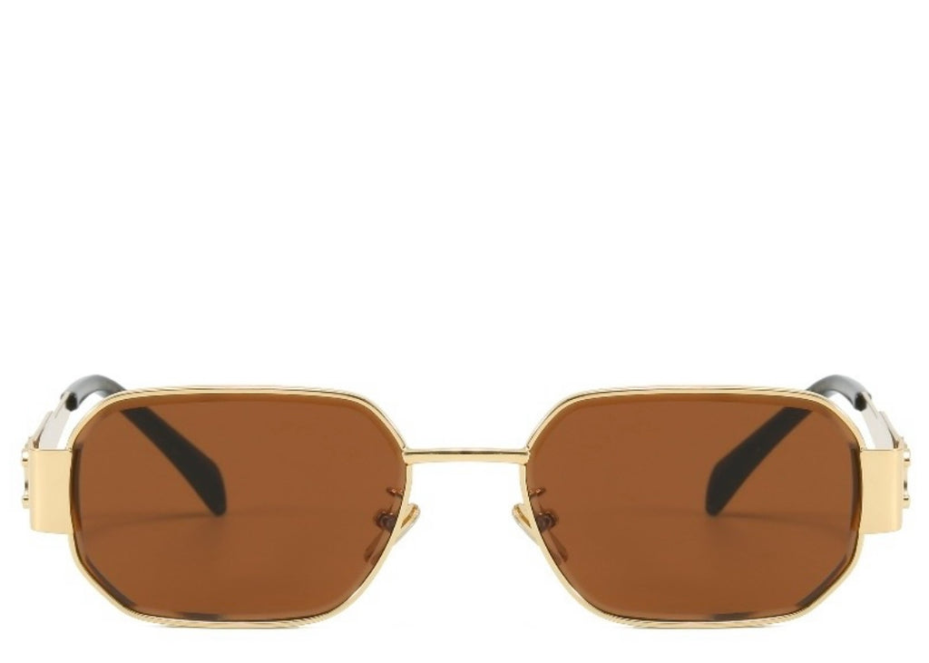 Monte Carlo Brown Tea Square Sunglasses