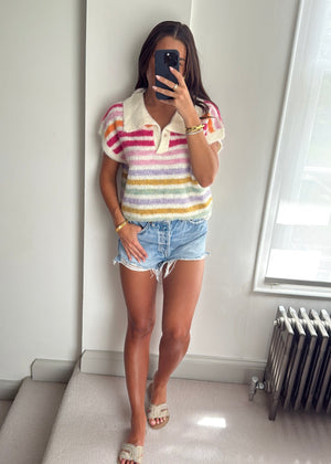 Briar Multicoloured Knit Top