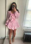 Dalia Pink Ruffle Co-ord Set