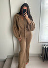 Kira Teddy Super Soft Knit Set - Caramel