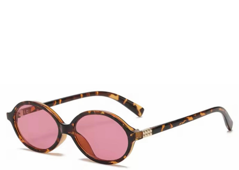 Valencia Oval Pink Tint Sunglasses