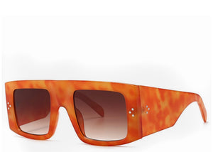 Arizona Orange Flat Top Sunglasses