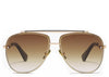 Maldives Brown Oversized Aviators