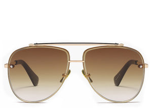 Maldives Brown Oversized Aviators