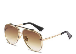 Maldives Brown Oversized Aviators