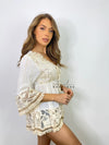 Cassia Embellished Top