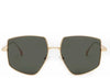 Mawi Black Oversized Sunglasses