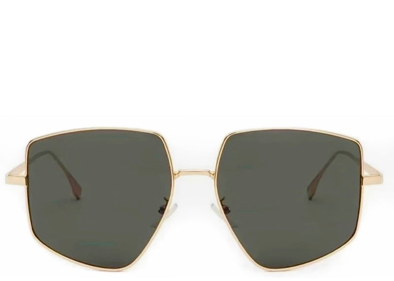 Mawi Black Oversized Sunglasses