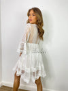 Lorna White Embellished Dress