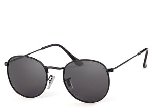 Morocco Round Black Sunglasses