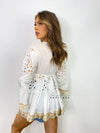 Adriana Broderie Shell Top
