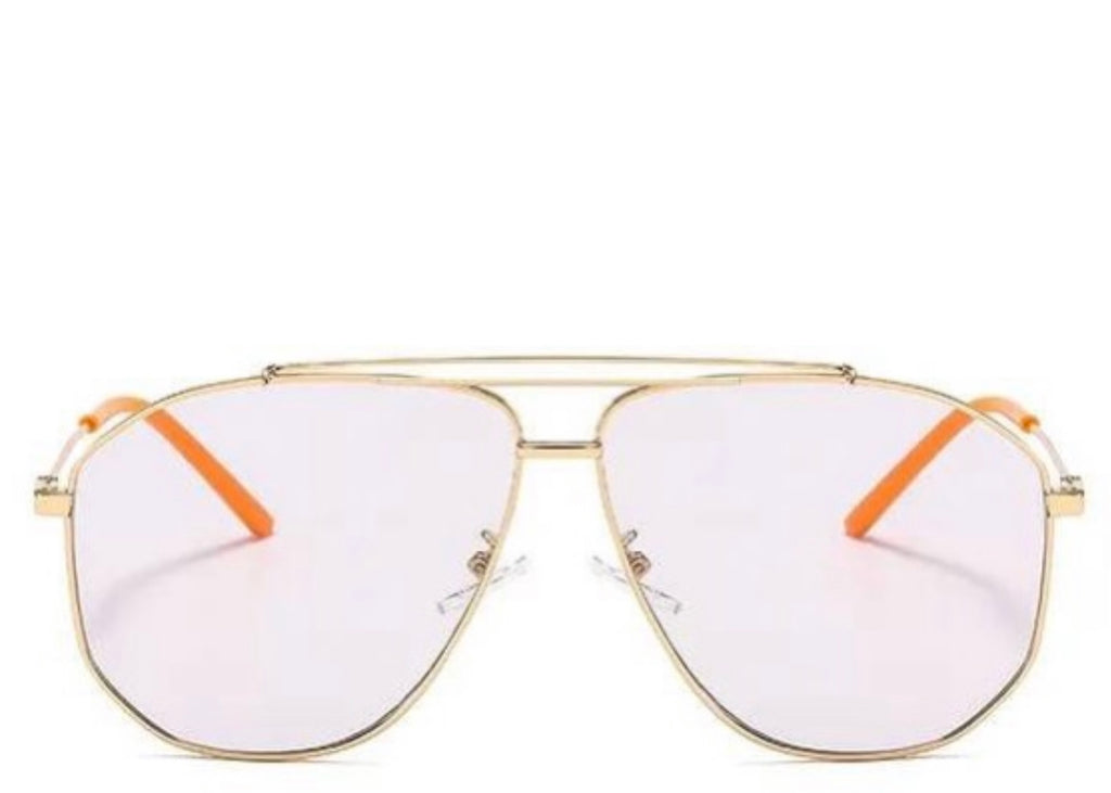 Dubai Grey Oversized Aviators
