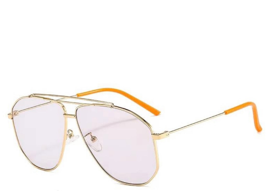 Dubai Grey Oversized Aviators