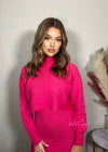 Hayley Pink Mini Jumper Dress