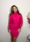 Hayley Pink Mini Jumper Dress