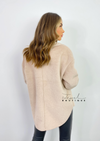 Women's beige teddy bear faux fur shacket