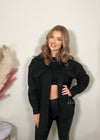 Tara Black Classic Shacket