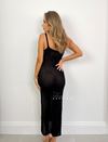Clara Crochet Beach Dress - Black