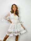 Lorna White Embellished Dress